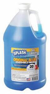 DESCRIPTION: (3) WINDSHIELD WASHER FLUIDBRAND/MODEL: SPLASH ORIGINAL BLUERETAIL$: $10.00 EASIZE: 1 GALLONQTY: 3