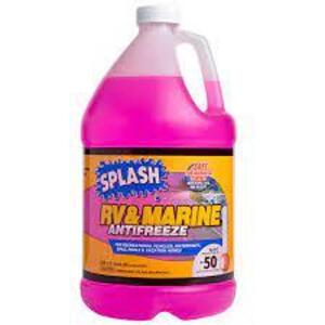 DESCRIPTION: (4) RV AND MARINE ANTIFREEZEBRAND/MODEL: SPLASHRETAIL$: $5.60 EASIZE: 1 GALLONQTY: 4