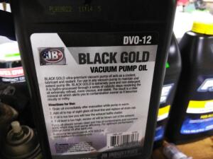 (1) VACUUM PUMP OIL