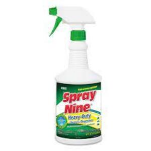 DESCRIPTION (2) HEAVY DUTY CLEANER AND DEGREASER BRAND/MODEL SPRAY NINE ADDITIONAL INFORMATION RETAILS FOR $6.00 EA SIZE 32 OZ THIS LOT IS SOLD BY THE