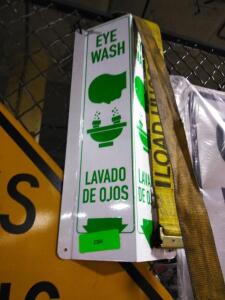 (2) EYE WASH STATION SIGN