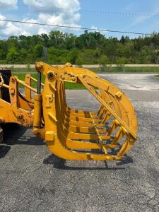 EXTREME DUTY LOADER ROOT RAKE WITH TOP CLAMP