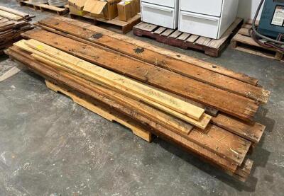 ASSORTED WOOD PLANKS