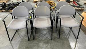 (6) OFFICE CHAIRS