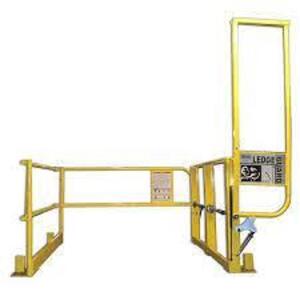 DESCRIPTION: (1) MEZZANINE PIVOT SAFETY GATE BRAND/MODEL: GARLOCK #300843 INFORMATION: YELLOW SIZE: 44" RETAIL$: $6077.30 EA QTY: 1