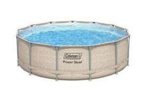 DESCRIPTION: (1) POWER STEEL FRAME ABOVE GROUND POOL BRAND/MODEL: COLEMAN SIZE: 13'X42" RETAIL$: $600.00 EA QTY: 1