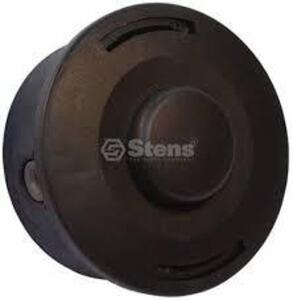 DESCRIPTION: (1) BUMP FEED TRIMMER HEAD BRAND/MODEL: STENS #385-861 INFORMATION: BLACK WITH ORANGE TRIMMER SIZE: FOR .080, .095 OR .105" TRIMMER LINE