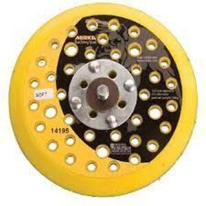 DESCRIPTION: (10) BACKING PAD BRAND/MODEL: MIRKA #915SGV INFORMATION: YELLOW SIZE: 5" RETAIL$: $40.47 EA QTY: 10