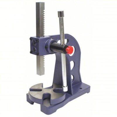 DESCRIPTION: (1) ARBOR PRESS BRAND/MODEL: DAYTON #467L16 INFORMATION: BLUE SIZE: 2 TON FORCE IN TONS, 10 3/8 IN SWING (IN.), 6-3/4, 3/4 TO 1-13/16 RET