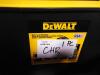 DESCRIPTION: (1) ROLLING TOOL BOX BRAND/MODEL: DEWALT #DWST20880 INFORMATION: BLACK WITH YELLOW SIZE: 22 IN OVERALL WIDTH, 16 1/2 IN OVERALL DEPTH RET - 4