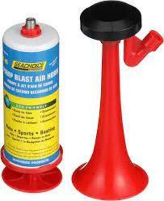 DESCRIPTION: (2) PUMP BLAST AIR HORN BRAND/MODEL: SEACHOICE #46311 RETAIL$: $19.21 EA QTY: 2