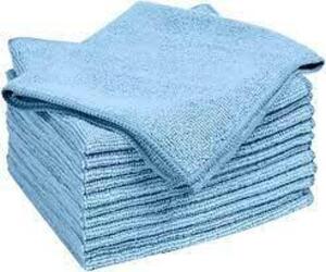 DESCRIPTION: (1) CASE OF (25) MICROFIBER TOWELS BRAND/MODEL: BLUE SIZE: 40X40 QTY: 1