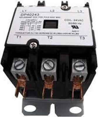 DESCRIPTION: (4) 3 POLE DEFINITE PURPOSE CONTACTOR BRAND/MODEL: SUPCO #DP40243 RETAIL$: $18.46 EA QTY: 4