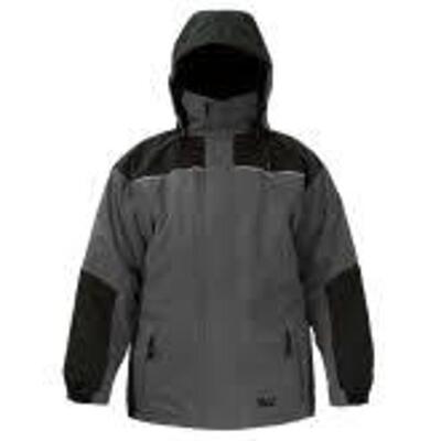 DESCRIPTION: (1) CAMPING OUTER JACKET BRAND/MODEL: VIKING #838GC INFORMATION: BLACKA ND GREY SIZE: XL RETAIL$: $125.87 EA QTY: 1