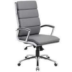 DESCRIPTION: (1) EXECUTIVE OFFICE CHAIR BRAND/MODEL: BOSS #B9471-GY INFORMATION: GREY RETAIL$: $273.22 EA QTY: 1