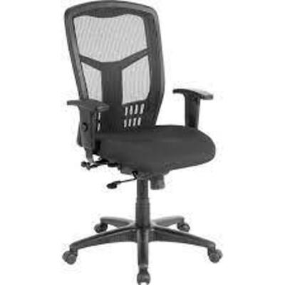 DESCRIPTION: (1) OFFICE CHAIR BRAND/MODEL: LORELL #86205 INFORMATION: MESH BLACK RETAIL$: $572.12 EA QTY: 1