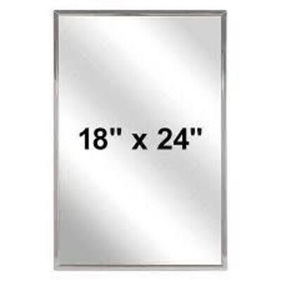 DESCRIPTION: (1) RESTROOM MIRROR BRAND/MODEL: BRADLEY #781-018240 SIZE: 18X24 RETAIL$: $88.29 EA QTY: 1