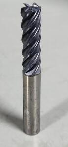 DESCRIPTION: (2) SOLID CARBIDE CORNER RADIUS END MILL BRAND/MODEL: HELICAL 34242 SIZE: 3/8" 1" LOC RETAIL$: $62.70 EA QTY: 2