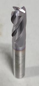 DESCRIPTION: (4) SOLID CARBIDE SQ END MILL BRAND/MODEL: GARR 13234 SIZE: 3/8" 7/8" LOC RETAIL$: $33.20 EA QTY: 4