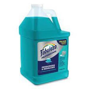 DESCRIPTION: (2) DEODORIZER AND DEGREASER CONCENTRATE BRAND/MODEL: FABULOSO PROFESSIONAL INFORMATION: OCEAN, MAKES UP TO 64 GALLONS OF CLEANER SIZE: 1