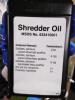 DESCRIPTION: (4) SHREDDER OIL BRAND/MODEL: 1DZC1 SIZE: 12 OZ RETAIL$: $13.00 EA QTY: 4 - 5