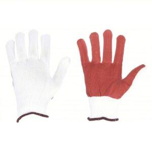 DESCRIPTION: (2) PACK OF (240) KNIT GLOVES BRAND/MODEL: PART NUMBER/9XTG6 INFORMATION: WHITE & RED/ABRASION-RESISTANT RETAIL$: 165.60 PER LOT QTY: 2