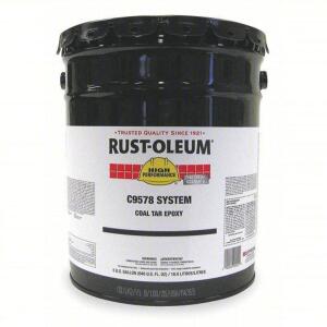 DESCRIPTION: (2) COAL TAR EPOXY COATING BASE BRAND/MODEL: RUST-OLEUM #3XH22 INFORMATION: BLACK SIZE: 5 GALLON RETAIL$: $634.87 EA QTY: 2