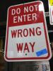 DESCRIPTION: (2) DO NOT ENTER SIGN BRAND/MODEL: SMARTSIGN INFORMATION: ALUMINUM SIZE: 18X12 RETAIL$: $23.95 EA QTY: 2 - 2