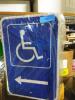 DESCRIPTION: (2) HANDICAP PARKING SIGN BRAND/MODEL: BRADY #484M50 SIZE: ALUMINUM 18X12 RETAIL$: $35.11 EA QTY: 2 - 2