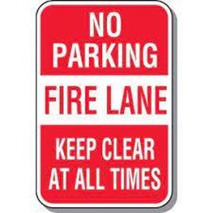 DESCRIPTION: (3) NO PARKING SIGN BRAND/MODEL: BRADY INFORMATION: FIRE LANE RETAIL$: $38.78 EA QTY: 3