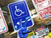 DESCRIPTION: (2) WHEELCHAIR PARKING SIGN BRAND/MODEL: BRADY SIZE: ALUMINUM RETAIL$: $28.78 EA QTY: 2 - 2