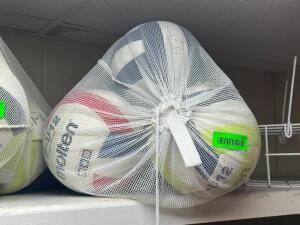 LARGE BAG OF VOLLEYBALLS