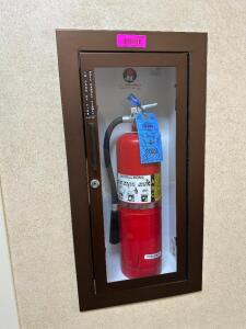 (2) - WALL MOUNTED FIRE EXTINGUISHERS