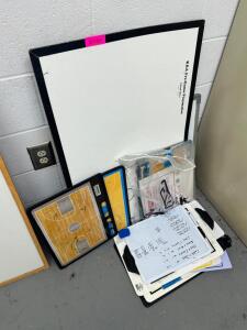 ASSORTED SPORT DRY ERASE BOARDS