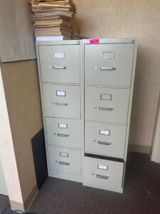FILE CABINET WITH CONTENTS