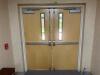 (2) - DOUBLE PUSH DOOR WITH SECURITY LOCK - 2