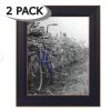 DESCRIPTION: (2) BOXES OF (2) HANGING FRAMES WITH HARDWAREBRAND/MODEL: AMERICAN FLATINFORMATION: BLACKRETAIL$: $13.99 PER FRAMESIZE: 8 X 10QTY: 2