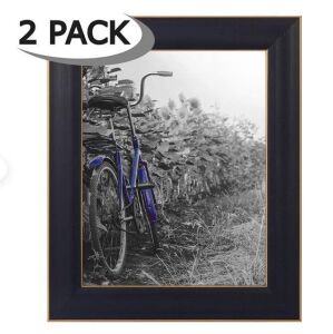 DESCRIPTION: (2) BOXES OF (2) HANGING FRAMES WITH HARDWAREBRAND/MODEL: AMERICAN FLATINFORMATION: BLACKRETAIL$: $13.99 PER FRAMESIZE: 8 X 10QTY: 2