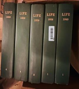 VINTAGE ORIGINAL LIFE MAGAZINE HARD COVER EDITION