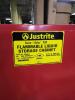 DESCRIPTION: (1) FLAMMABLES SAFETY CABINET BRAND/MODEL: JUSTRITE #6VTG7 INFORMATION: RED SIZE: STD, 60 GAL, 43 IN X 18 IN X 65 IN, RED, SELF-CLOSING, - 4