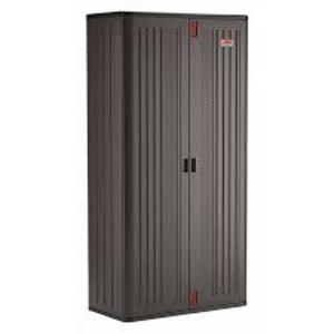 DESCRIPTION: (1) STORAGE CABINET BRAND/MODEL: SUNCAST #49WX83 INFORMATION: GRAY SIZE: 40 IN X 20 1/4 IN X 80 1/4 IN RETAIL$: $564.69 EA QTY: 1