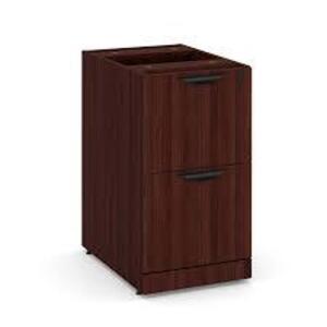 DESCRIPTION: (1) FILE PEDESTAL LEG FOR DESK BRAND/MODEL: OFFICE SOURCE #PL175GG-A1MH INFORMATION: MAHOGANY SIZE: LEG ONLY, DESK IS TOP AND NOT INCLUDE