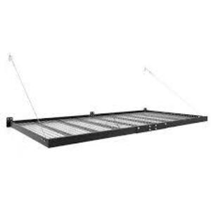 DESCRIPTION: (1) WALL MOUNTED FLOATING SHELF BRAND/MODEL: NEWAGE #40400 INFORMATION: BLACK SIZE: 4' X 8' RETAIL$: $188.00 EA QTY: 1