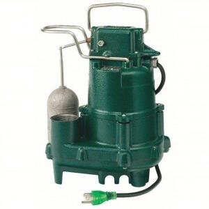 DESCRIPTION: (1) SUBMERSIBLE SUMP PUMP BRAND/MODEL: ZOELLER #436R36 SIZE: 1/2 HP 115 V VERTICAL FLOAT RETAIL$: $500.0 EA QTY: 1