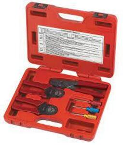 DESCRIPTION: (1) TERMINAL SERVICE KIT WITH CARRY CASE BRAND/MODEL: DEUTSCH INFORMATION: RED CARRY CASE SIZE: 6 TOOLS RETAIL$: $118.98 TOTAL QTY: 1