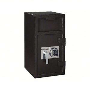 DESCRIPTION: (1) CAS DEPOSITORY SAFE BRAND/MODEL: SENTRY SAFE #3EZK2 INFORMATION: BLACK SIZE: 121 LB NET WT, 1.57 CU FT CAPACITY, NOT SPECIFIED, 1 RET