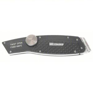 DESCRIPTION: (5) FIXED BLADE UTILITY KNIFE BRAND/MODEL: WESTWARD #19G965 INFORMATION: BLACK, ALUMINUM SIZE: 7 IN OVERALL LG, STEEL STD TIP RETAIL$: $1