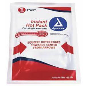 DESCRIPTION: (24) INSTANT HOT PACKS BRAND/MODEL: DYNAREX #4516 INFORMATION: WHITE SIZE: 5" X 9" RETAIL$: $48.36 TOTAL QTY: 24