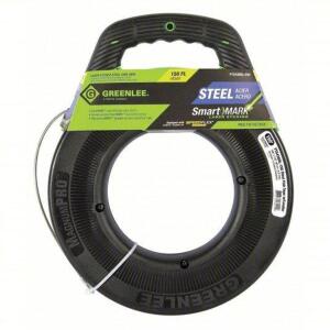 DESCRIPTION: (1) MARKED FISH TAPE BRAND/MODEL: GREENLEE #11L583 INFORMATION: BLACK SIZE: 150 FT LG, MANUAL WIND TAPE RETRACTION, 400 LB TENSILE STRENG