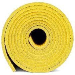 DESCRIPTION: (2) YOGA MAT BRAND/MODEL: YOGA DIRECT INFORMATION: YELLOW SIZE: 1/4IN THICK RETAIL$: $14.98 EA QTY: 2